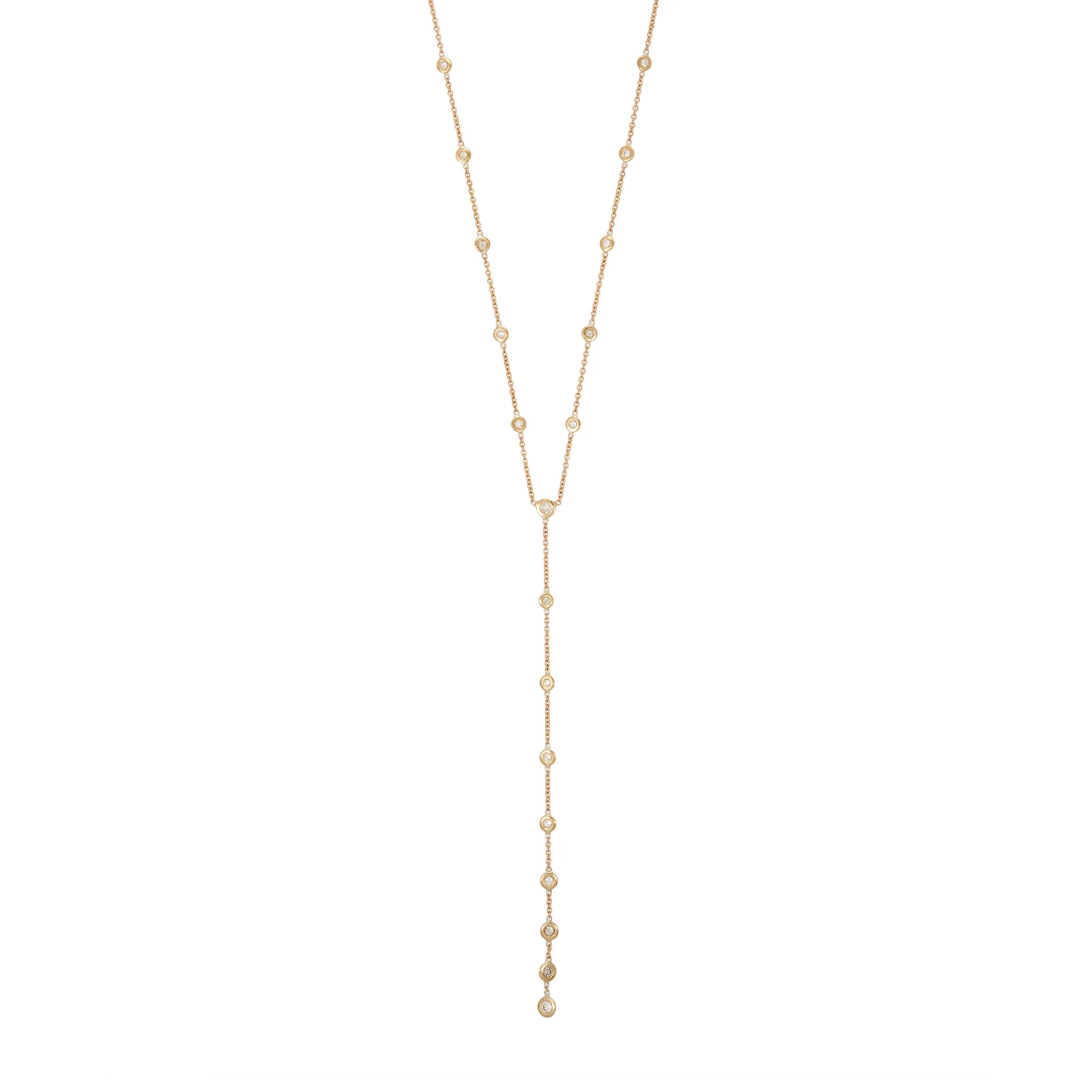 19 Diamond Y Necklace | Shop.app