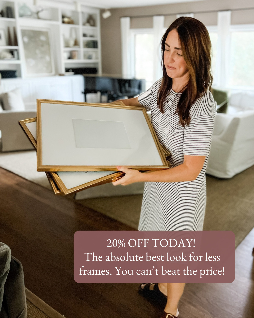 20% off today for the Amazon Early Prime Deals! The absolute best look for less frames. Classic gold with a wide mat, and you can't beat the price for a gallery wall or mantel. 

 #amazonprimedeals #earlyprimedeals #primeday #amazondeals #pictureframes #goldframes #gallerywall #frameset #wallart #walldecor #homedecor #mantledecor #amazonhome #salealert #founditonamazon #LTKSaleAlert
