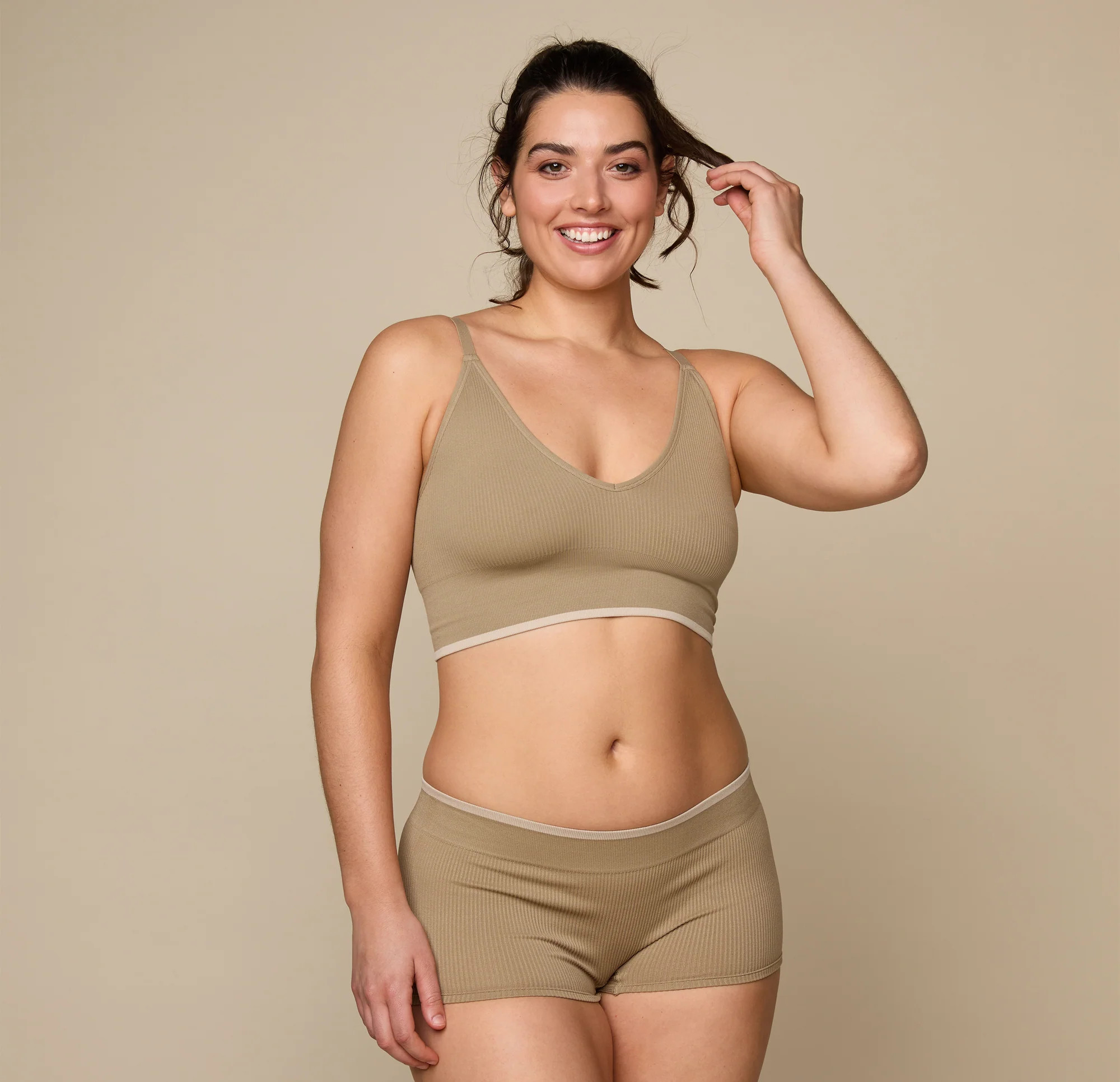 Lounge Rib Triangle Bralette | Harper Wilde