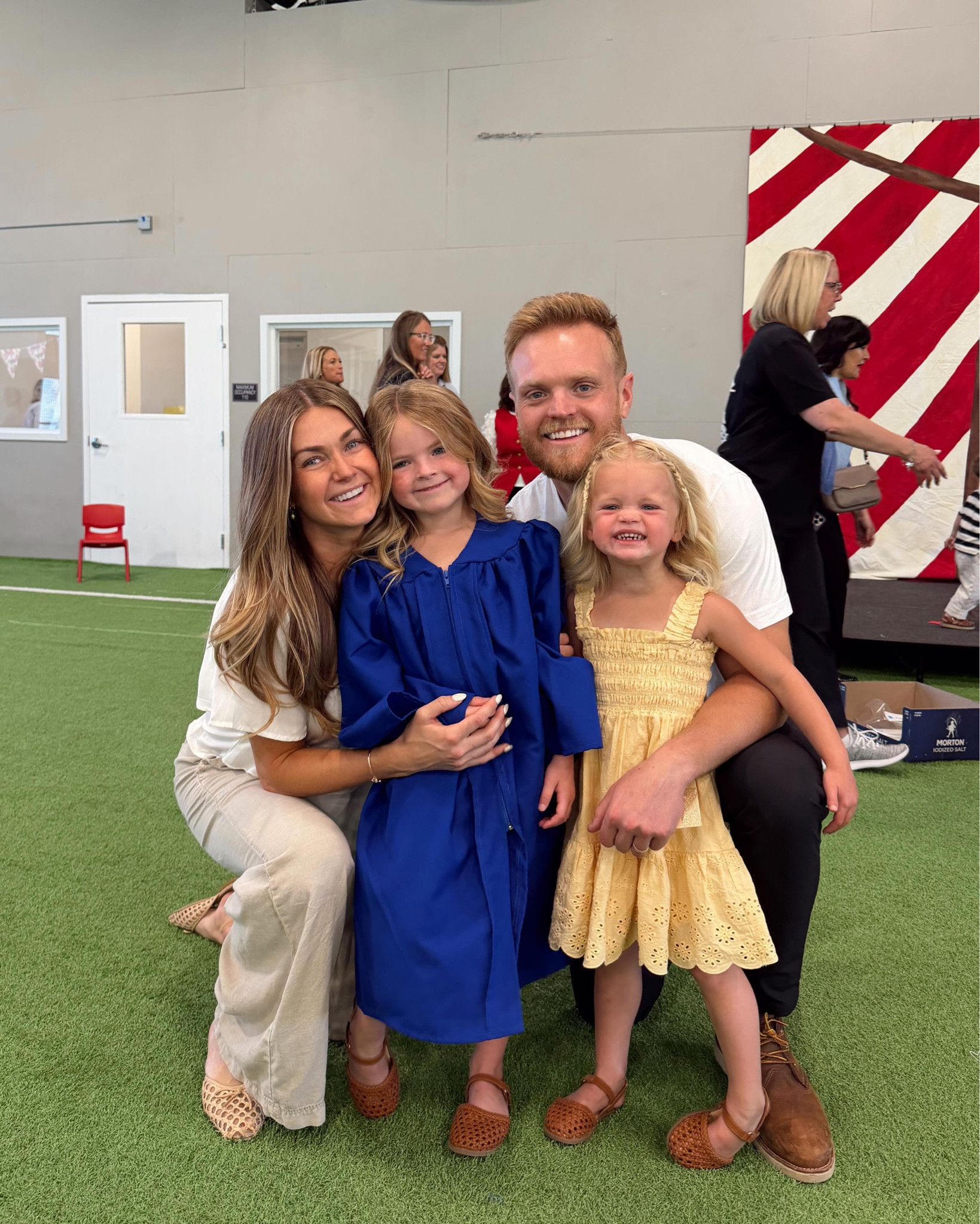 Big day for our Sagey girl 😭🫶🏻 she's officially done with preschool! Can't believe our first baby will be a kindergartner now 😭 

#preschoolgrad #family

#LTKootd #LTKgrwm #LTKmomlife