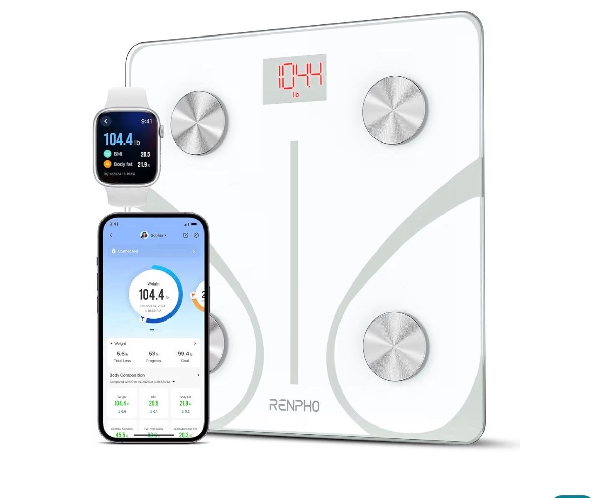 I’ve been taking my health and fitness more serious this year. I’m almost at my goal and this is the scale I use to keep track of progress. It measures your BMI, BMR, and other helpful metrics! Check it out! 

#LTKGiftGuide #LTKfitnessgoals #LTKActive