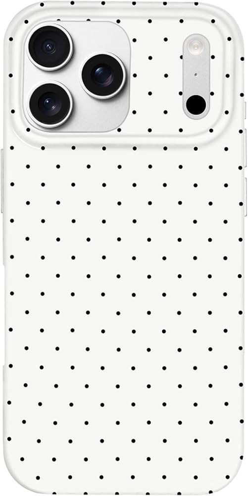 Hython for iPhone 17 Pro Case Cute Polka Dot Aesthetic Design Simple Cover 6.3", Thin Slim Anti-S... | Amazon (US)