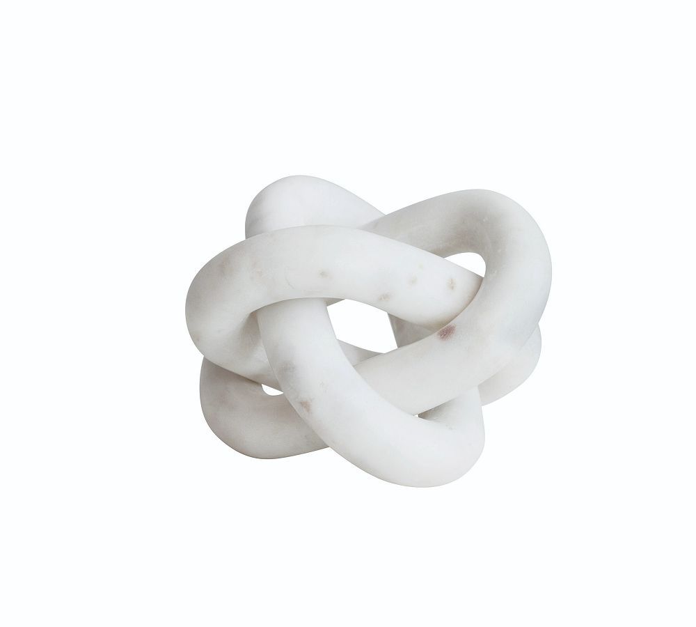Decorative Interlocking Marble Chain, 3 Links | Pottery Barn (US)