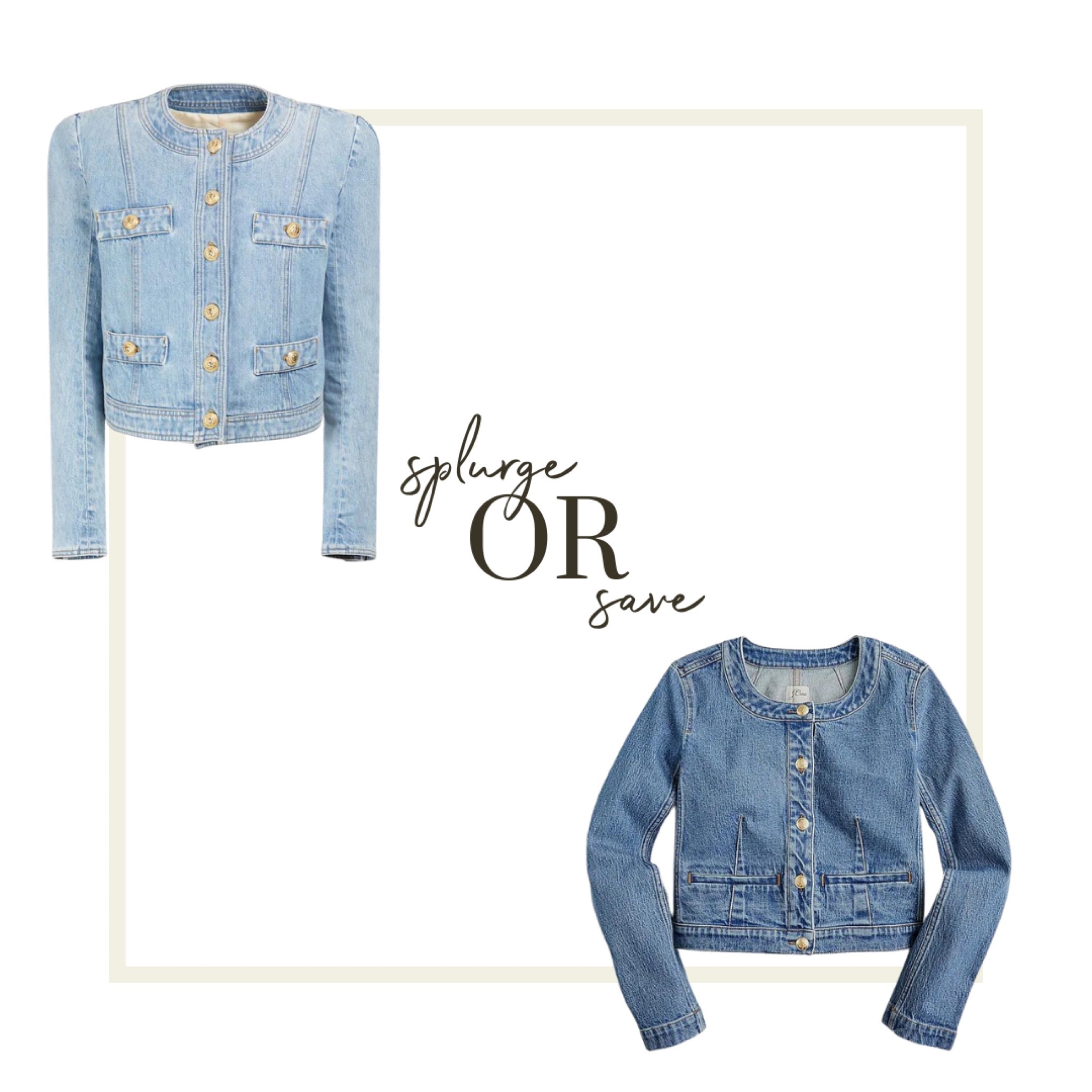 This Balmain piece stopped me in my tracks, but for now I am happy to own the J.Crew version. It is quality made, and TTS. I purchased a size 4, for a more fitted look. #LTKlookforless #stylesteal 