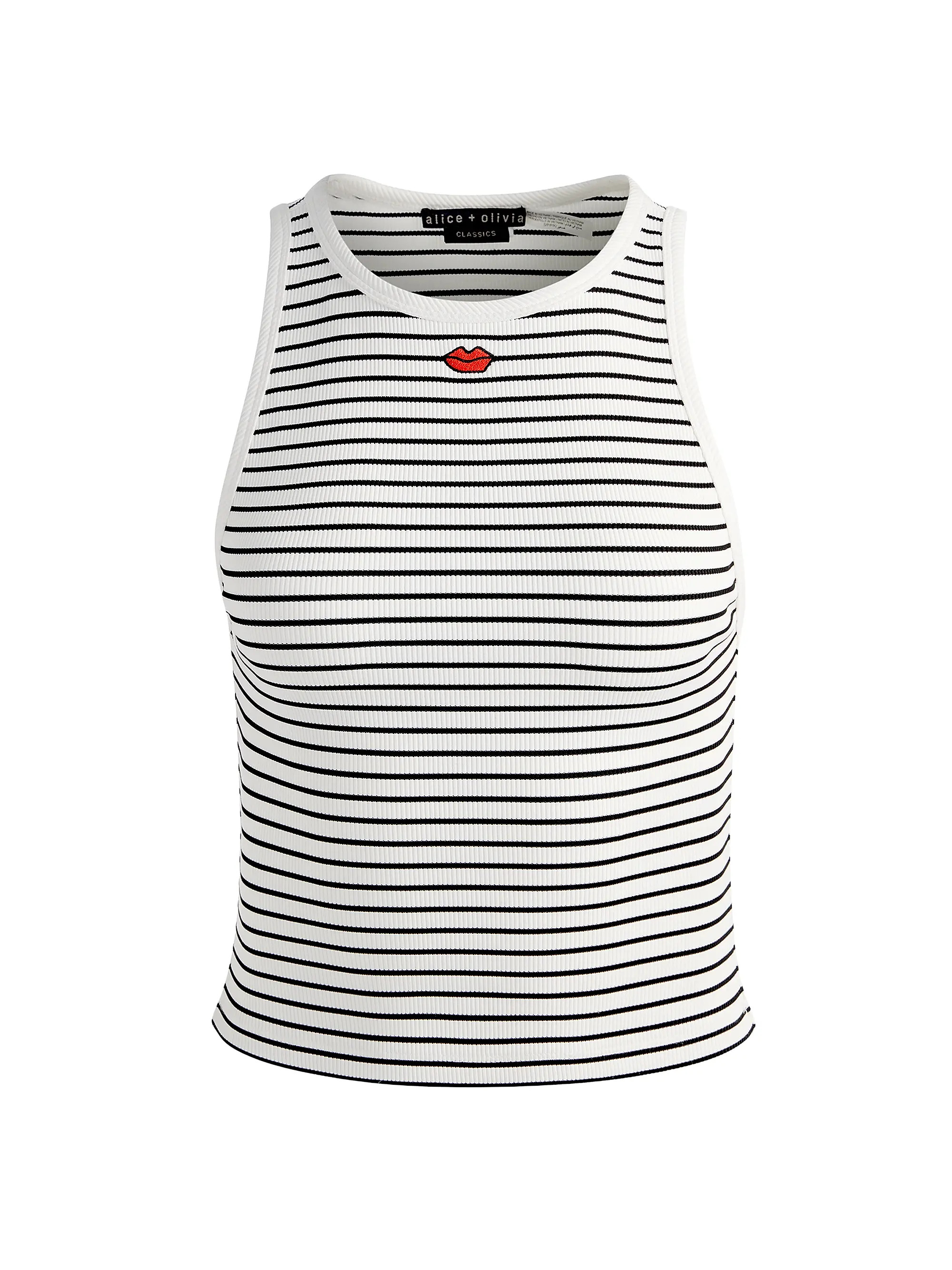 Allen Embroidered Striped Tank | Saks Fifth Avenue