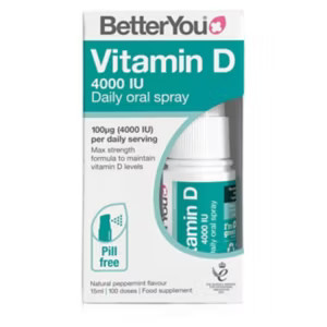 BetterYou Vitamin D 4000IU Daily Oral Spray 15ml | Boots.com