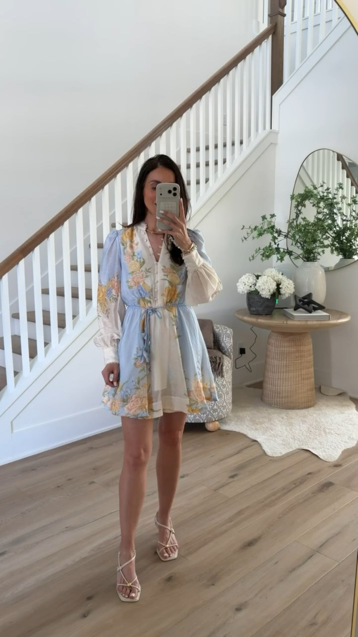 Pretty spring dress for all your upcoming events, the soft colors and flowy fit make it feel feminine and effortless. Perfect for Easter, Mother’s Day, or family photos. Great added detail on the sleeves and tie

spring dress Easter outfit mothers day dress spring event dress floral mini dress long sleeve dress family photo outfit lightweight dress spring outfit ideas occasion dress annabrstylee

#LTKOver40 #LTKSeasonal #LTKootd