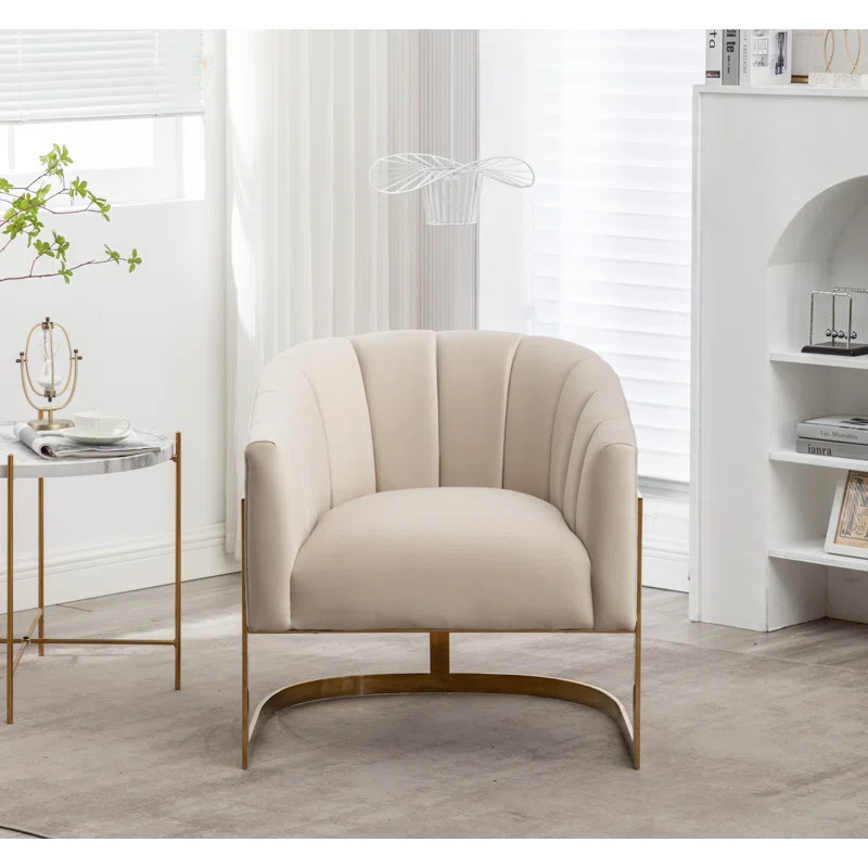 Karina Upholstered Barrel Chair | Wayfair North America
