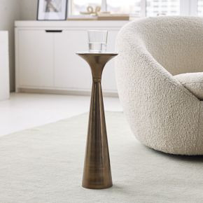Silhouette Pedestal Drink Table | West Elm (US)