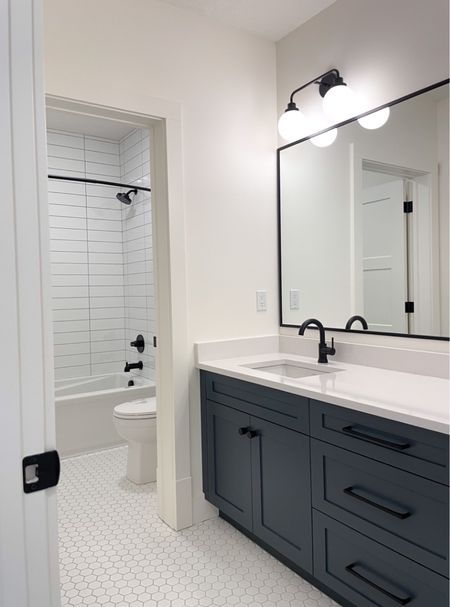 Modern Vintage Bathroom Finishes 

#LTKhome