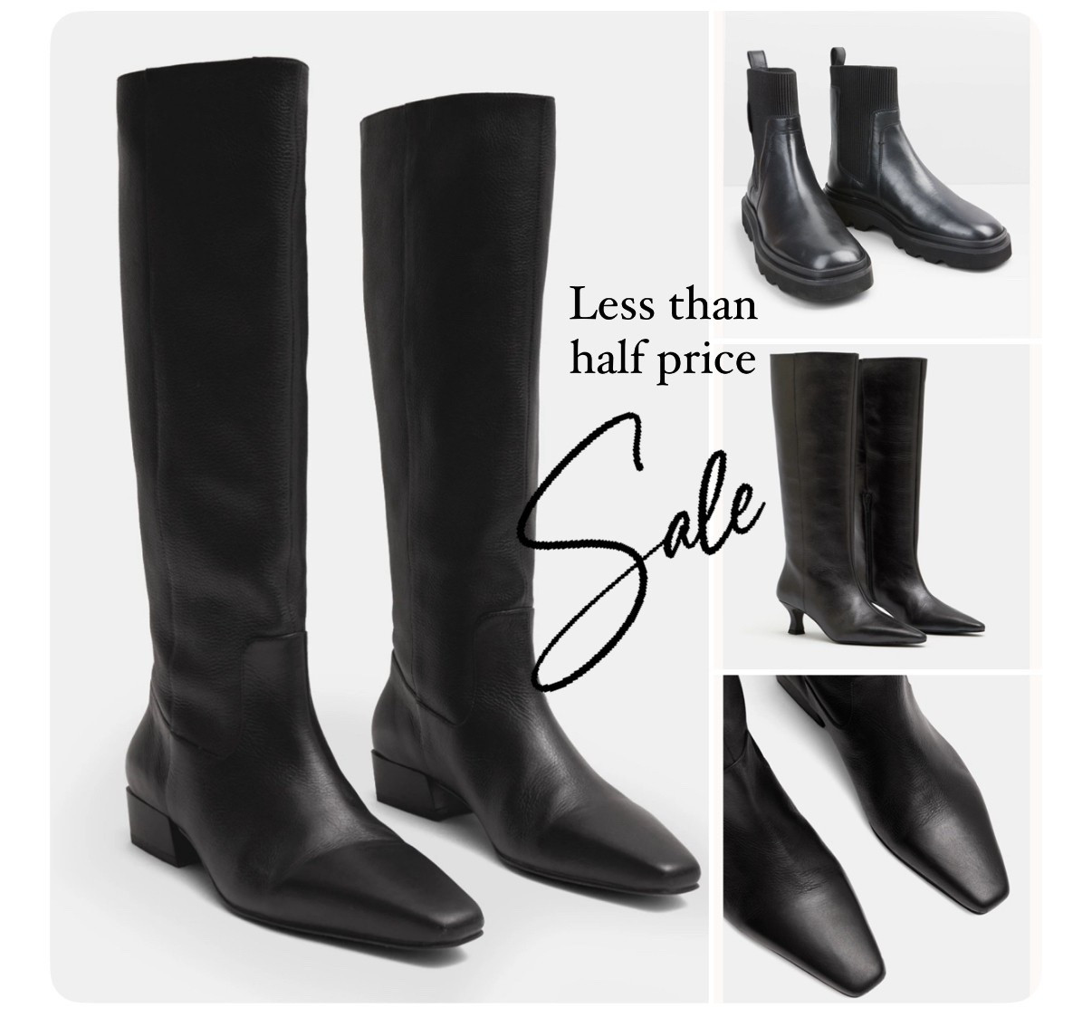 Some amazing bargains on boots right now … 
These ones are all leather, comfortable & easy heel heights 
You can get up to 70% off by buying out of season ! 
Come autumn a tall boot can you really help you out if you like wearing dresses and skirts. 
Walking boots included too 🙌🏻

#LTKuk #LTKsale #LTKshoes
