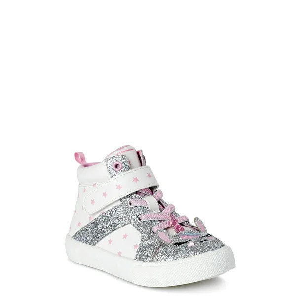 Wonder Nation Casual Unicorn Critter High Top Sneaker, Sizes 7-12 | Walmart (US)