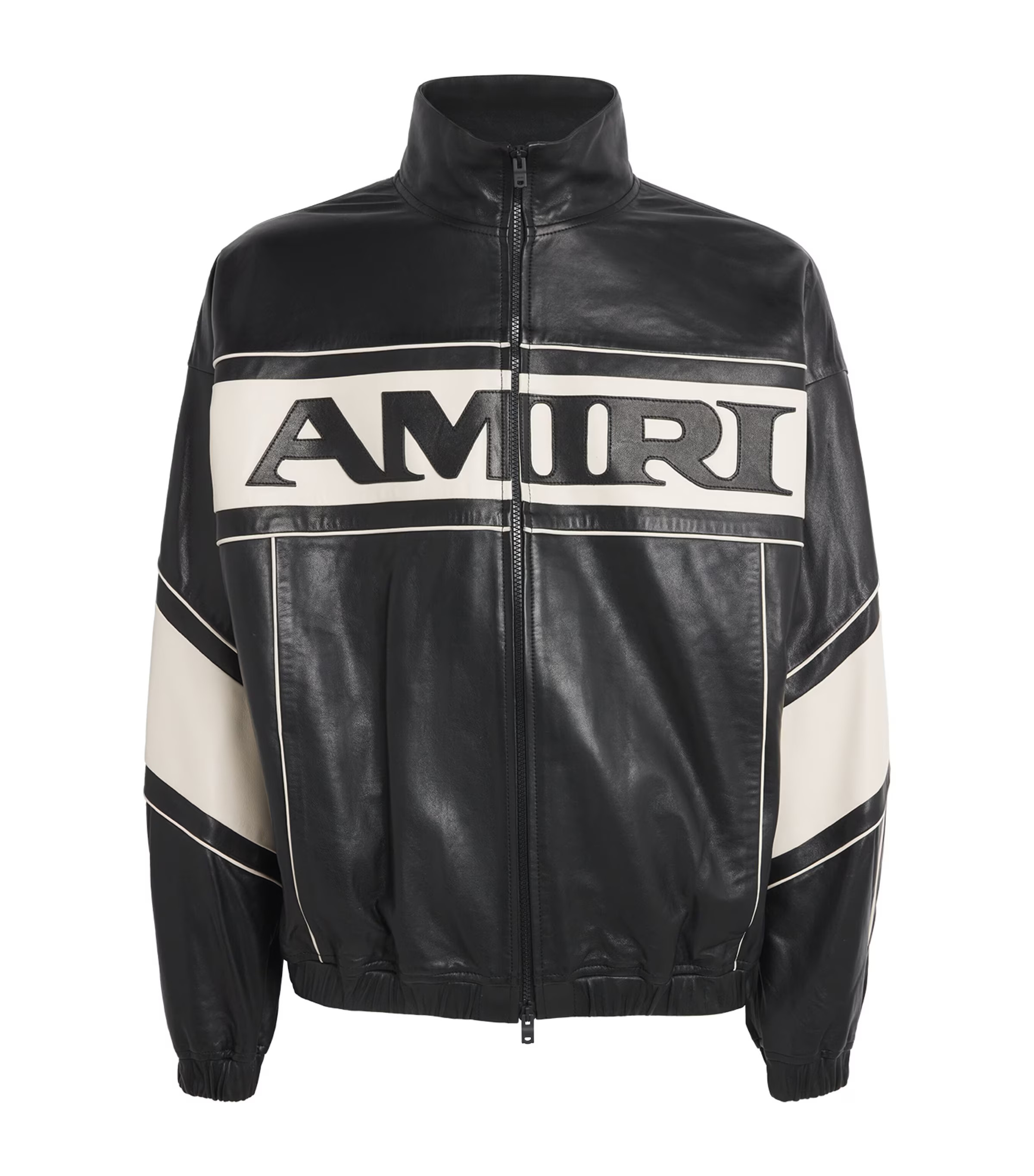 Amiri Sport Leather Jacket | Harrods (US)