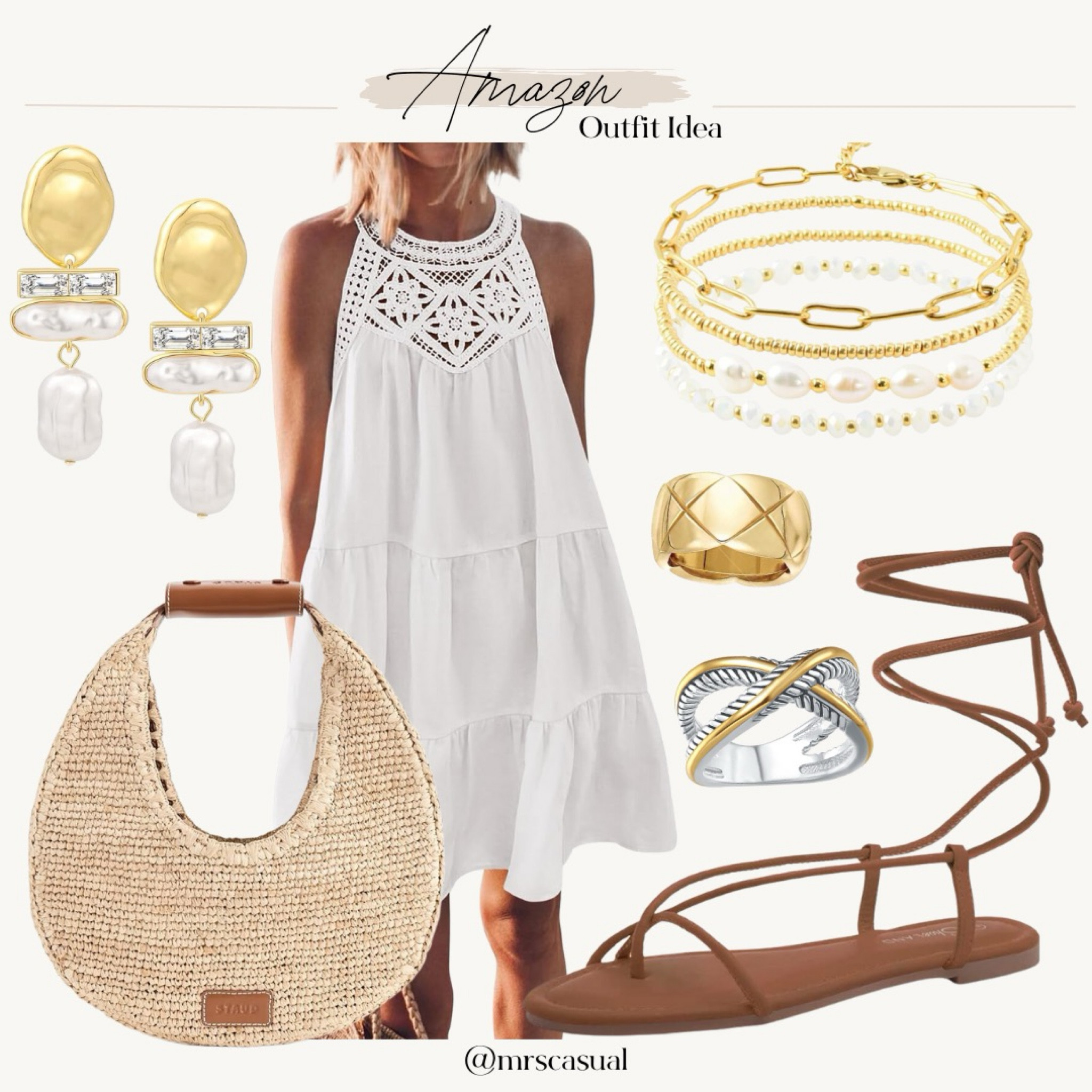 The cutest summer dress from Amazon. Vacation 😍

#LTKFindsUnder50 #LTKStyleTip #LTKOver40