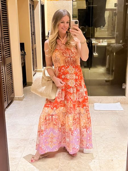This is easily one of my favorite dresses I’ve gotten in this year! Code 6H574KY4 plus lightning deal brings this down to just $23. Available in a lot of different colors. Wearing size small. #AmazonFashion #FoundedOnAmazon #FoundedOnAmazonAmazonFashion. Vacation dress. Summer dress. Maxi dress.

#LTKFindsUnder50 #LTKSaleAlert #LTKSeasonal