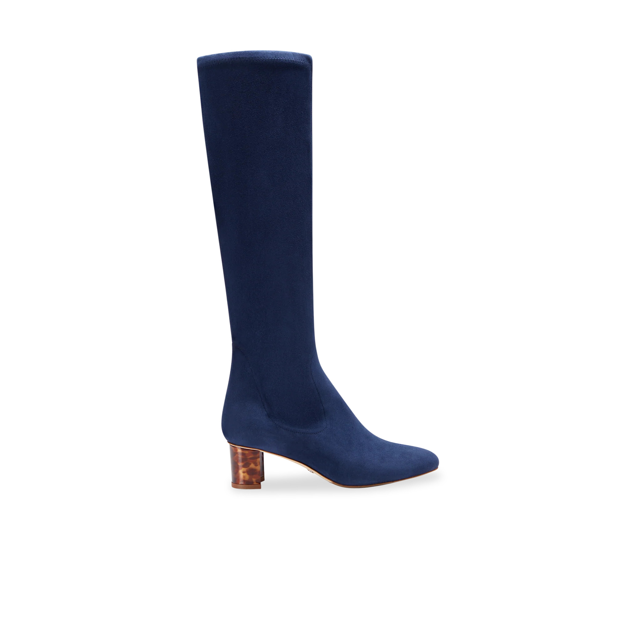Alexandra 50 | Navy Stretch Suede | Sarah Flint | Sarah Flint