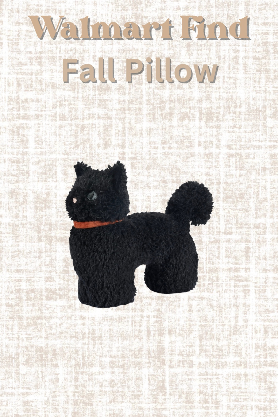 Walmart Find // Black Cat Pillow // This is adorable!! // Fall decor // Halloween decor 

#LTKHome #LTKSeasonal