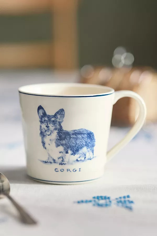 Stoneware Dog Mug | Anthropologie (US)
