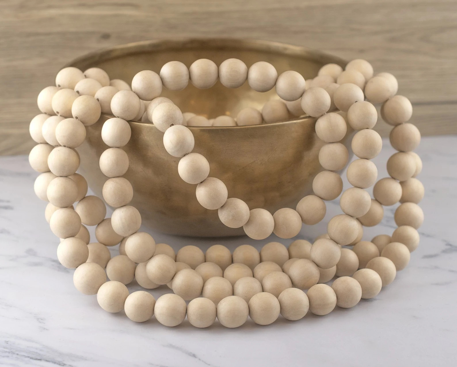 Guirnalda de cuentas de madera extra larga: guirnalda de árbol - Etsy México | Etsy ROW