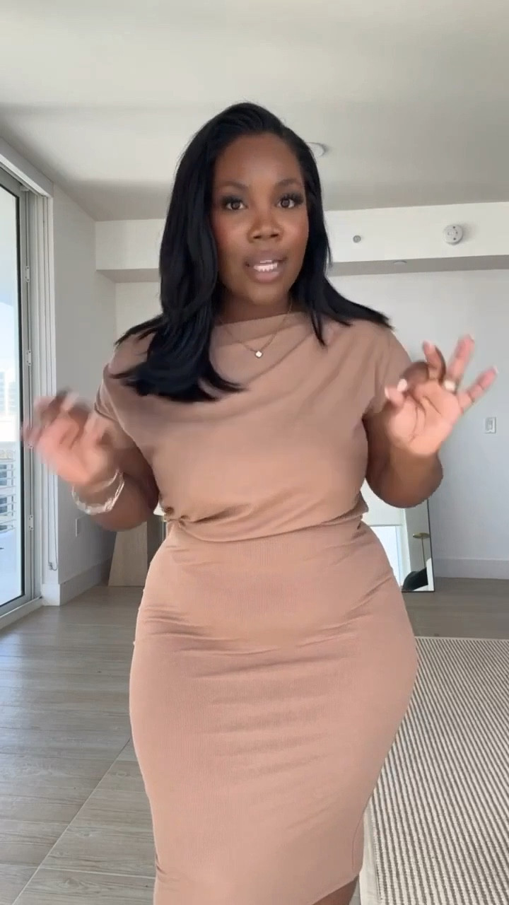 The perfect off the shoulder dress. A casual dress that works well for any occasion! 

Use code EMMYXSPANX to save money! 

Wearing a size 12 in the color brown but it comes in a variety of colors. 

(curvy girl style, midi dress, bodycon dress, plus size fashion, midsize fashion)

#LTKMidsize #LTKSaleAlert #LTKPetite