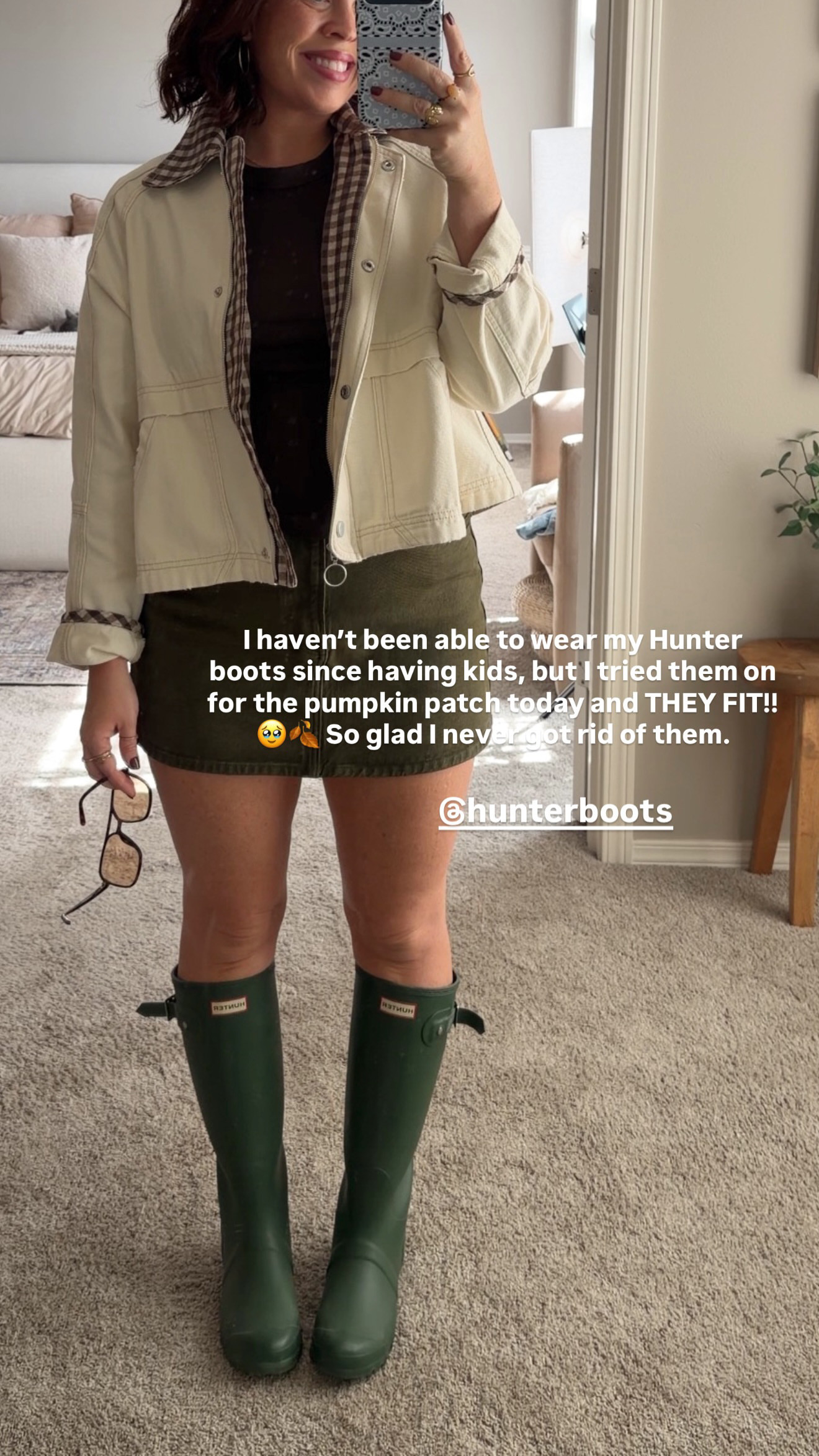 Fall OOTD 🍂🍁 Size 8/10 | M/L | 5'4" | Jacket is originally from Anthropology last year, but I found a look for less on amazon!  

 #LTKootd #LTKfitnessgoals #LTKActive