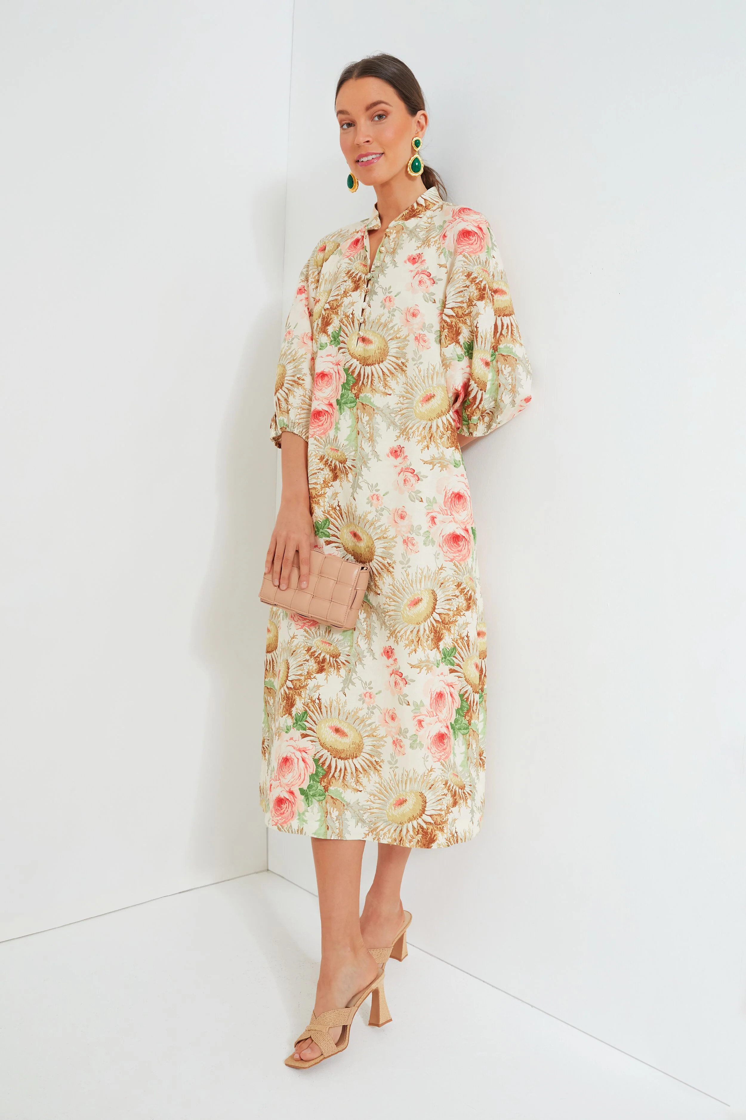 Sun Faded Floral Maryse Caftan | Tuckernuck (US)