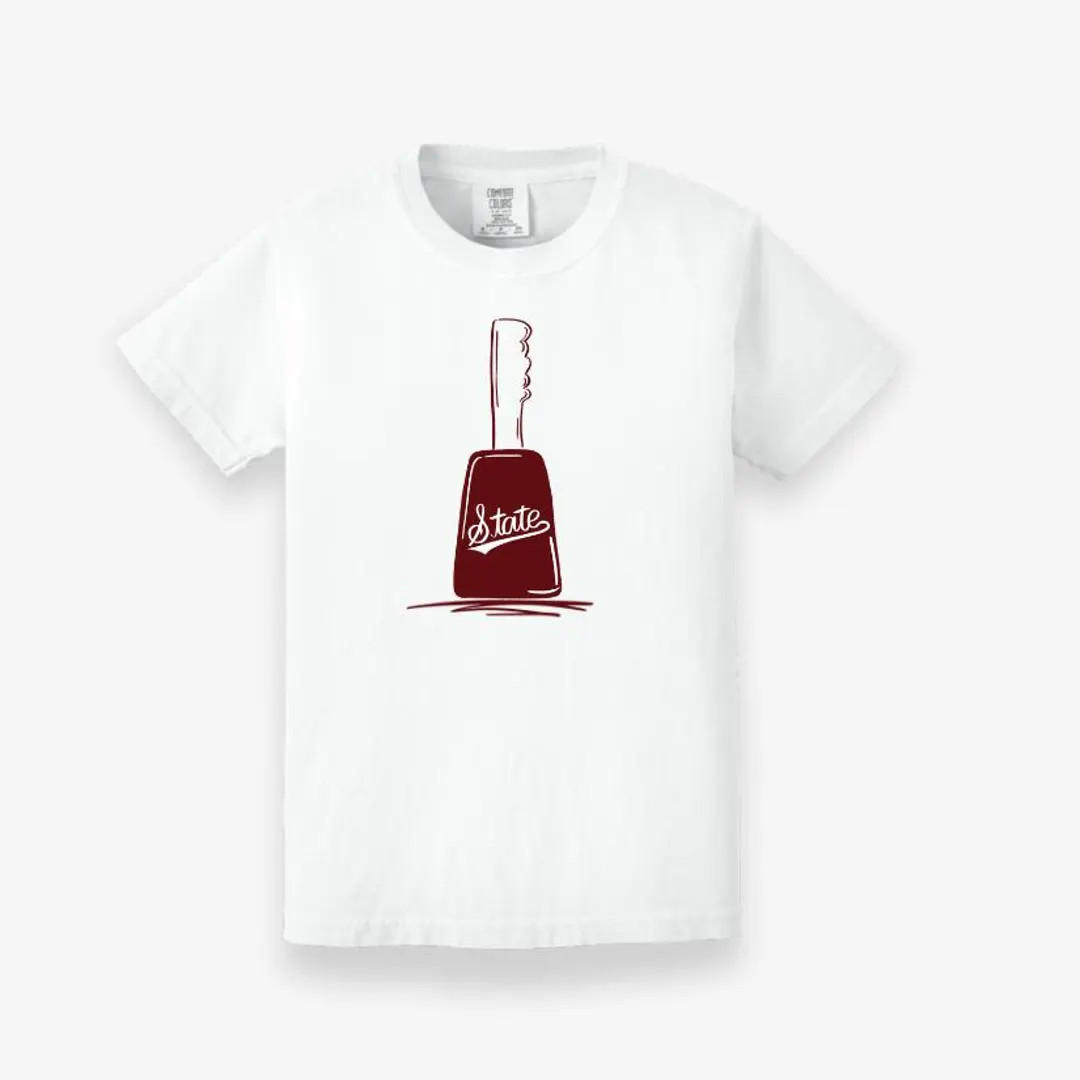 MS State T-shirt | More Cowbell Graphic Tee | Hail State Graphic Tee | Youth Bulldog Shirt | Etsy (US)