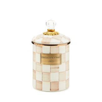Mackenzie-Childs Mocha Check Medium Canister  | Bloomingdale's Mackenzie-Childs | Bloomingdale's (US)