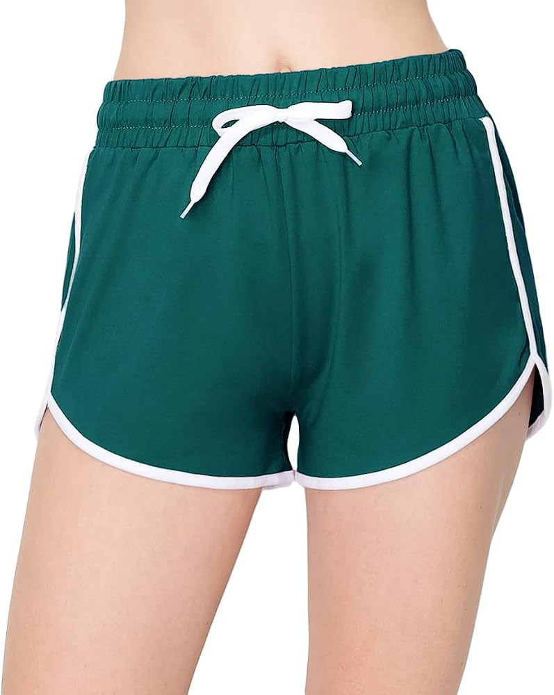 ALWAYS Soft Comfort Lounge Shorts - Super Soft Straight Dolphin Pants Elastic Stretch | Amazon (US)