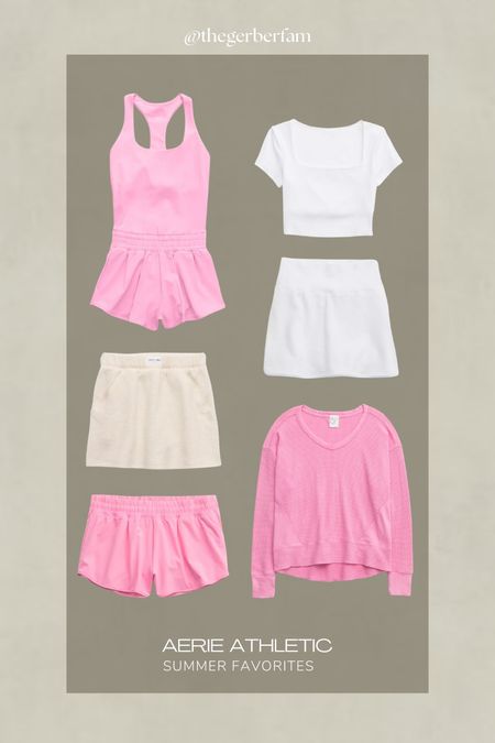 Aerie has the cutest items right now. I love pink! 🤍 

aerie l athletic l athletic aerie l shorts l skirt l summer 

#LTKSeasonal