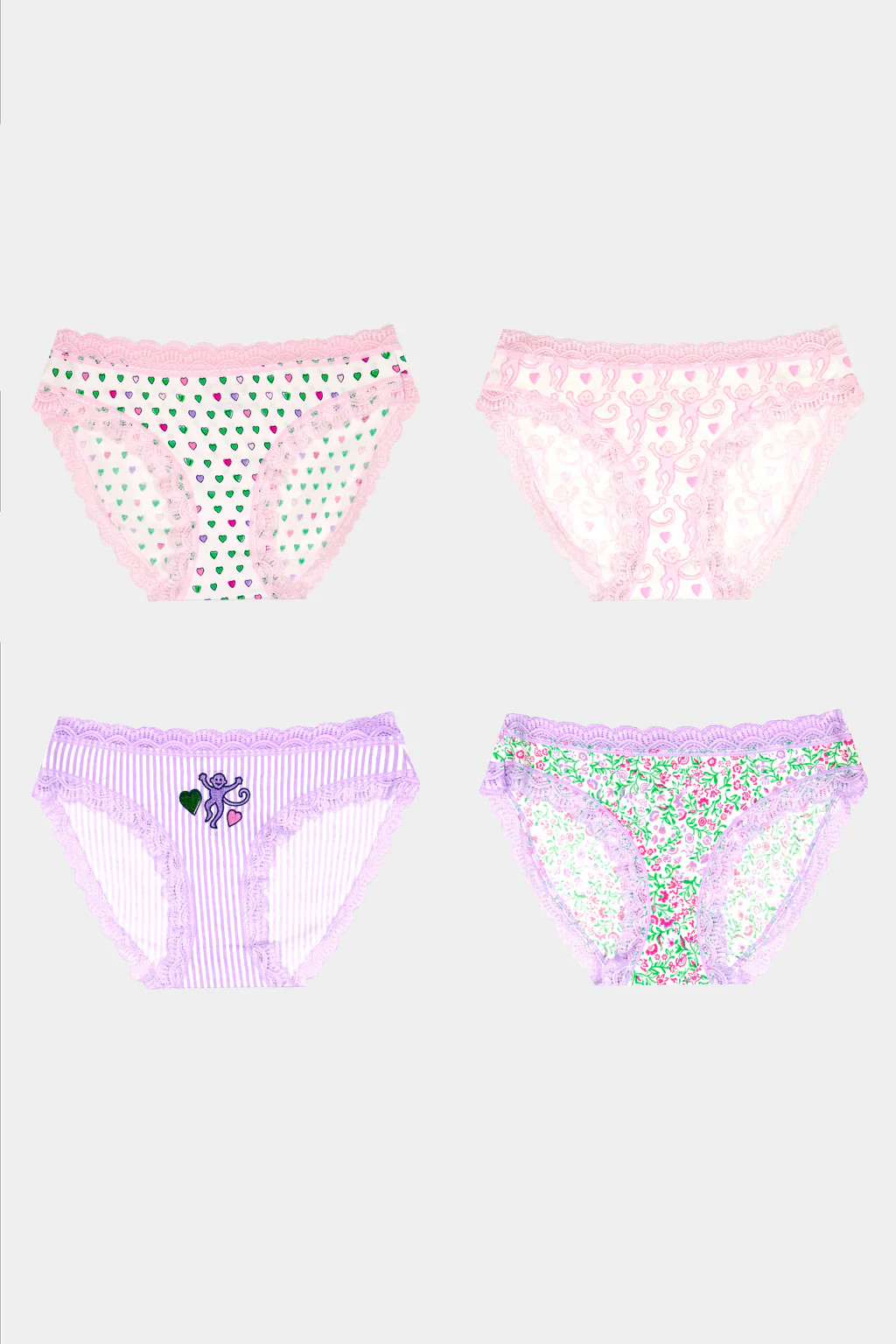 Mixed Icon Bikini 4 Pack | Roller Rabbit