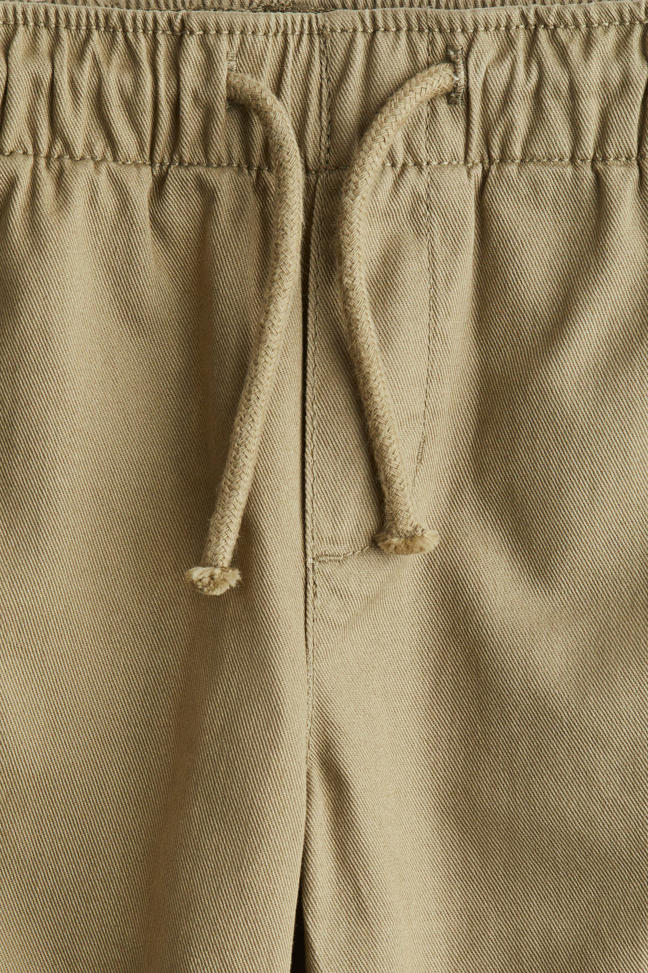 Twill Joggers - Beige - Kids | H&M US | H&M (US + CA)
