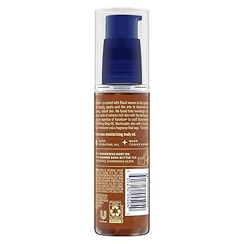 Vaseline Illuminate Me Shimmering Body Oil Created for Melanin Rich Skin, Illuminates Skin with F... | Amazon (US)