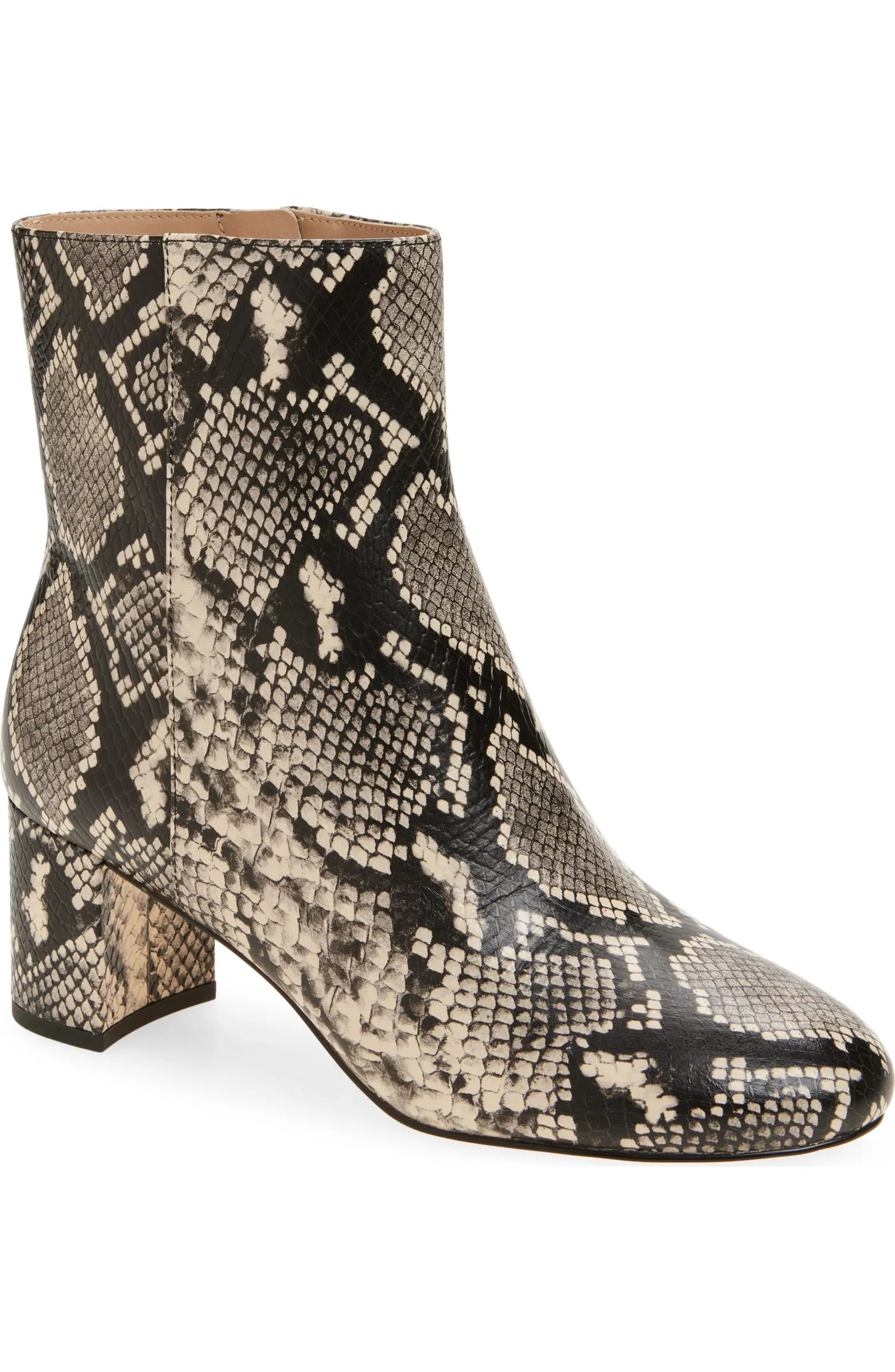 Stuart Weitzman Wynn Snakeskin Print Bootie (Women) | Nordstromrack | Nordstrom Rack