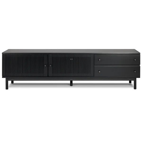 TV Stand for TVs up to 78" in , Black | Wayfair North America