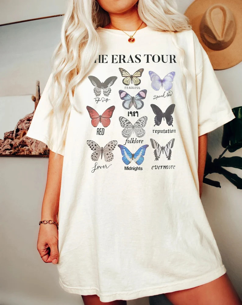 The Eras Tour comfort colors shirt | Graphic Shirt | Merch, Swiftie, Lyrics, Concert, Retro, Gift... | Etsy (US)