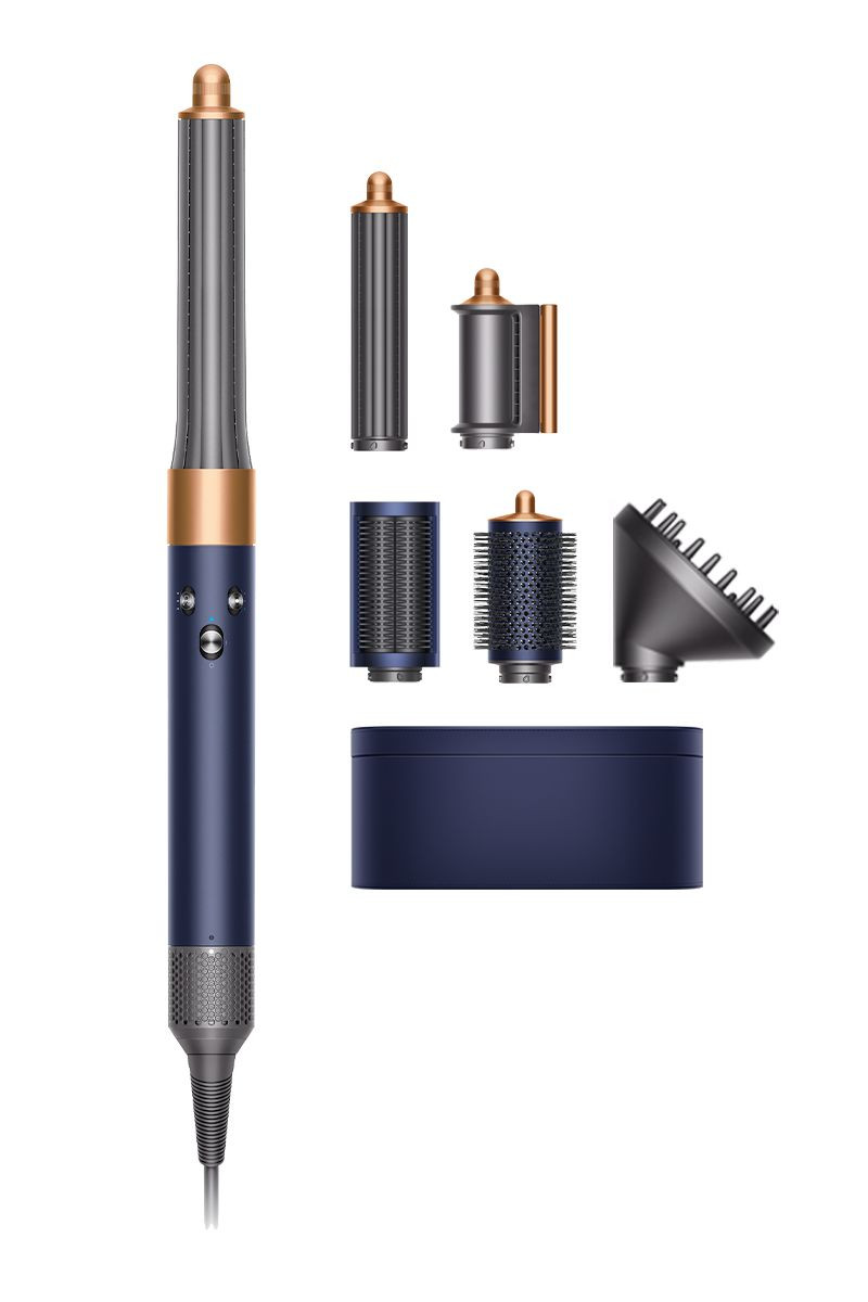 Dyson Airwrap™ multi-styler and dryer Complete Long Volumise in Prussian blue/Rich copper | Dyson IE