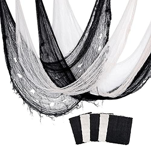 5 PCS Halloween Creepy Cloth,Scary Spooky Cloth Creepy Gauze-30 x 72inch Freaky Loose Weave Creep... | Amazon (US)