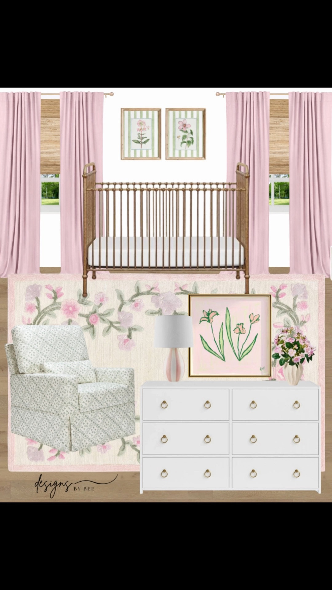 baby girl nursery design 

#LTKBaby #LTKHome