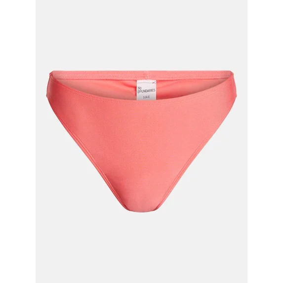No Boundaries Cinched Mid Rise Bikini Bottoms, Women's XXS-XXL | Walmart (US)