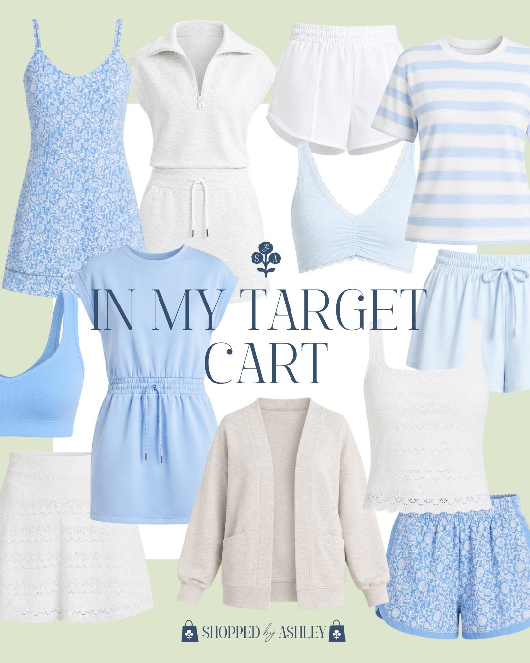 New activewear at @Target 😍

All in motion, preppy activewear, blue and white, eyelet, classic style, Grandmillennial style, Target style, new all in motion, Target all in motion

#LTKActive