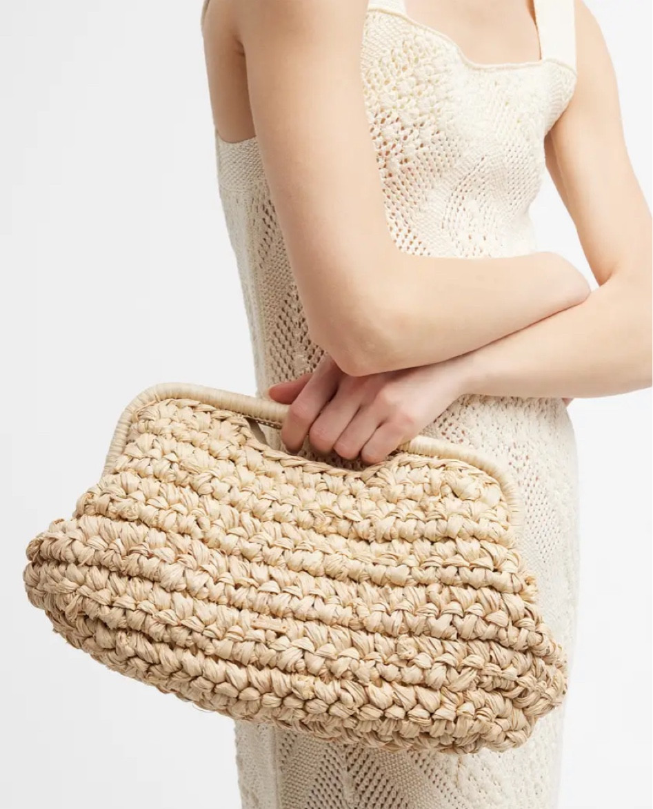 Cult Gaia Raffia Clutch Bag

#LTKitbag #LTKstyletip #LTKtravel