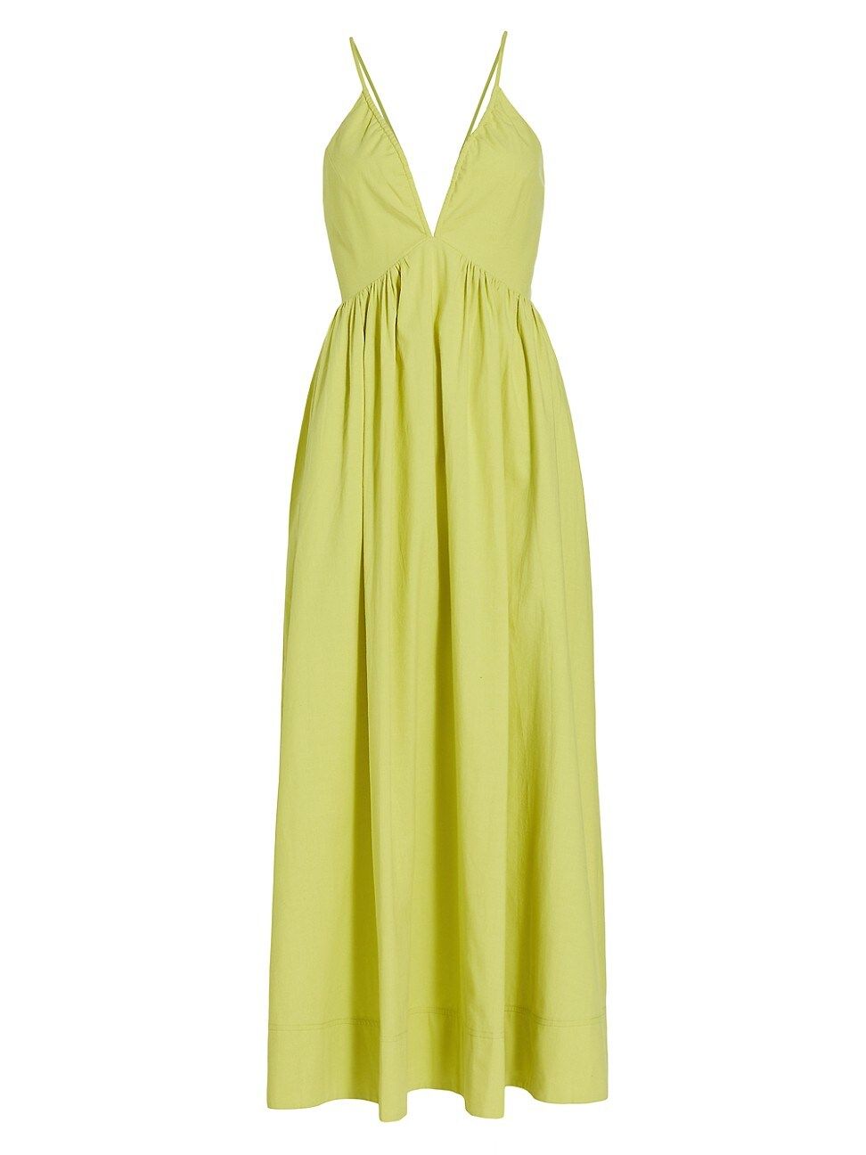 Women's Hollis Open-Back Maxi Dress - Lime Green - Size Small - Lime Green - Size Small | Saks Fifth Avenue