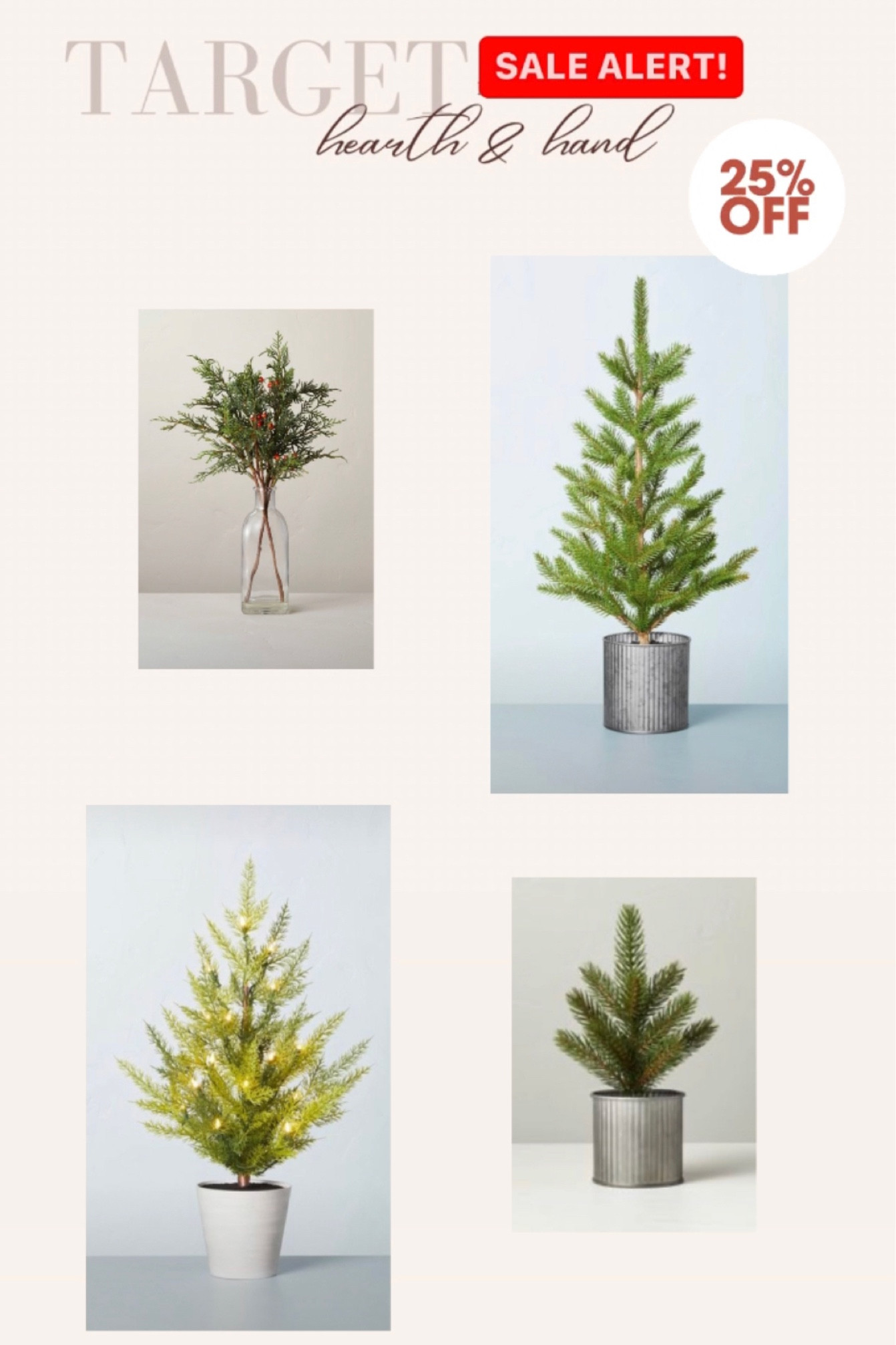 Holiday Greenery at Target - on sale today only!

Christmas decor
Holiday decor
Target find
Hearth and hand 

#LTKhome #LTKHoliday #LTKSeasonal