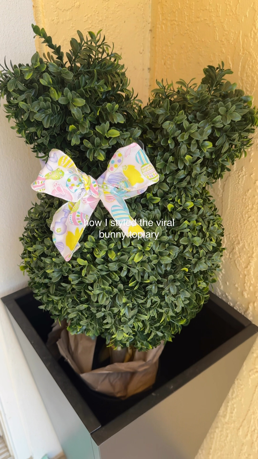 Bunny topiary is back and on sale! I added Easter ribbon to style mine #easterdecor #bunnytopiary bunny topiary Easter decor porch decor

#LTKSaleAlert #LTKHome #LTKSeasonal