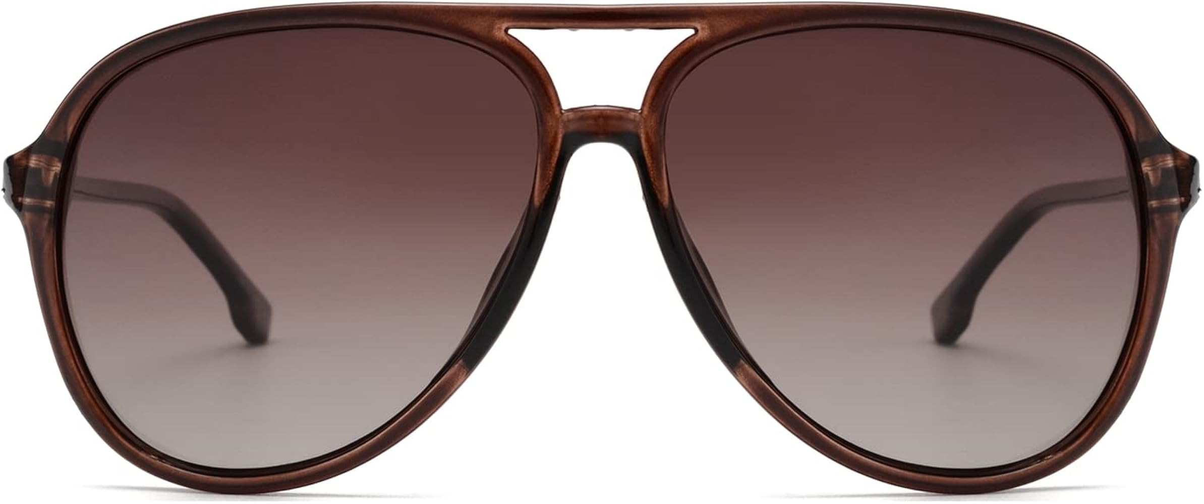 OUWEN Retro Polarized Aviator Sunglasses Womens Mens, Vintage Flexible 70s Stylish Classic Shades... | Amazon (US)