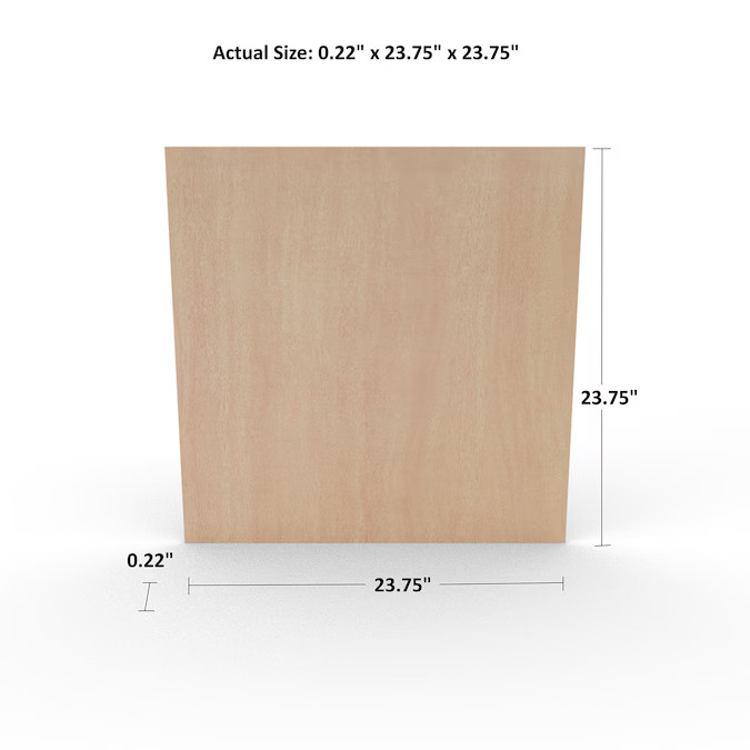 1/4-in x 2-ft Lauan Plywood | Lowe's