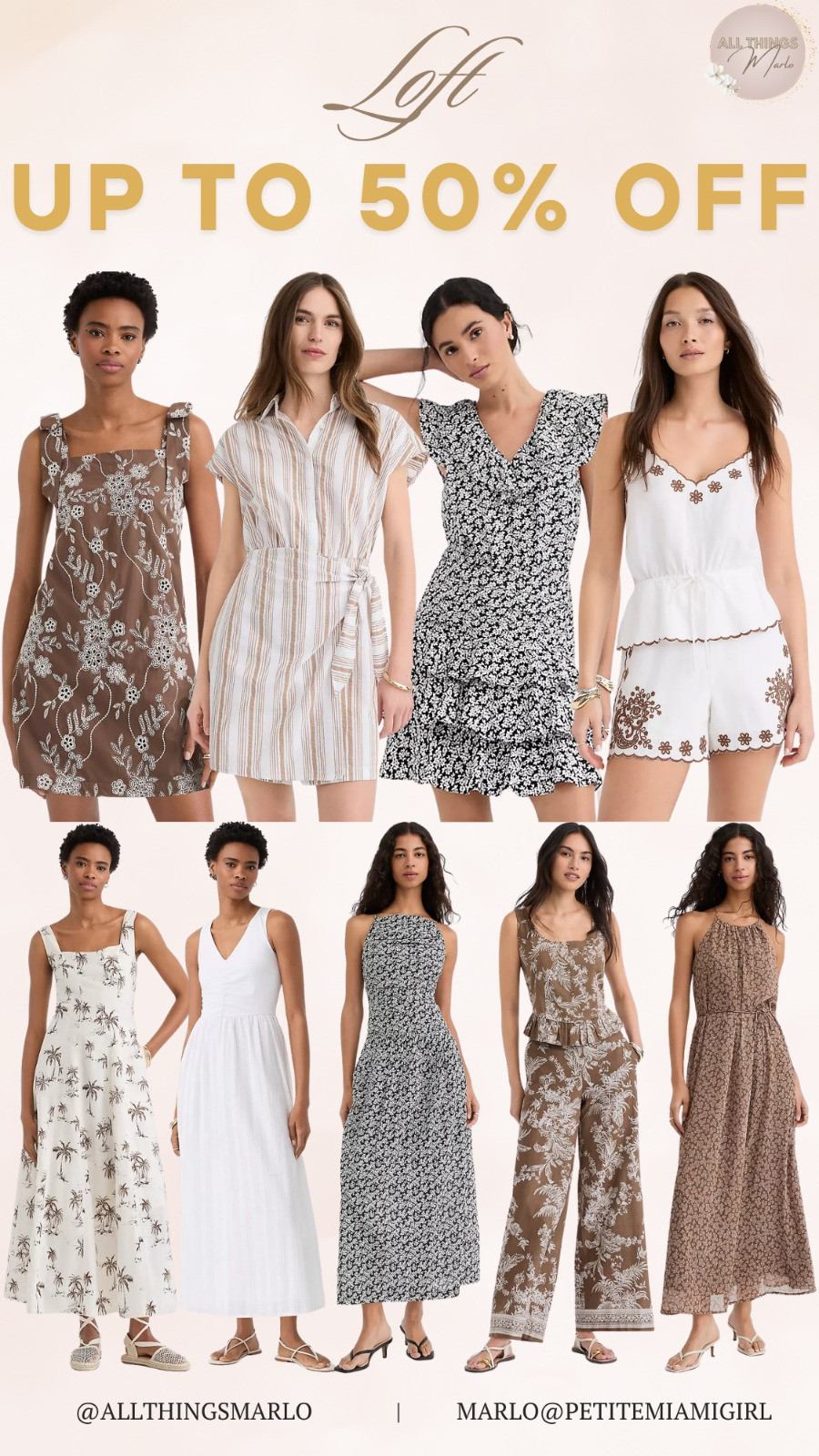 Loft up to 50% off. 

 #LTKSeasonal #LTKWorkwear #LTKTravel