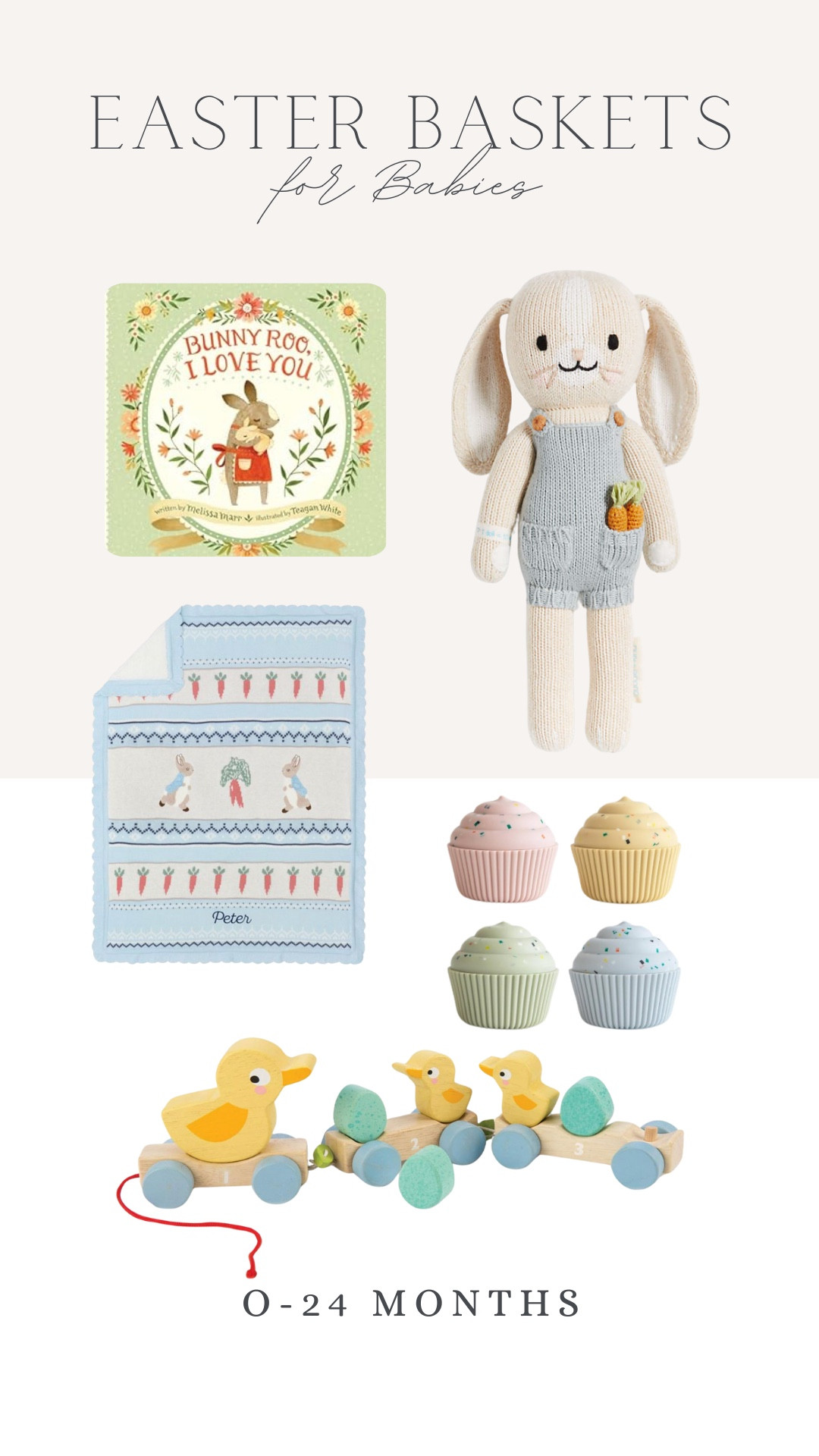 Easter basket filler ideas for babies and infants

#easterbasketideas #easterbasketfillers #easter #babyeasterbasket #babygifts

#LTKFindsUnder50 #LTKSeasonal #LTKBaby