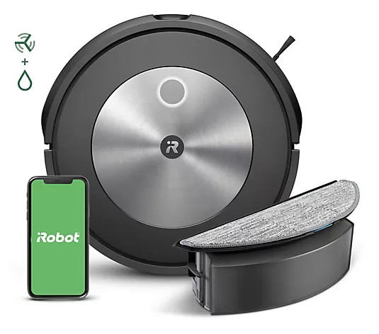 iRobot Roomba Combo J5 Robot Vacuum and Mop | QVC